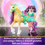 Unicorn Academy AVA e Unicorn Leaf Set - Personaggi originali alti circa 12 cm della popolare serie Netflix Con due accessori e spazzole per capelli Per giochi di ruolo fantasiosi, per bambini dai 4 anni in su Action figures Naty Shop