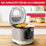 Friggitrice AM4800 Mega 2Kg, friggitrice ad olio, filtro odori, 1800 W Elettrodomestici Naty Shop