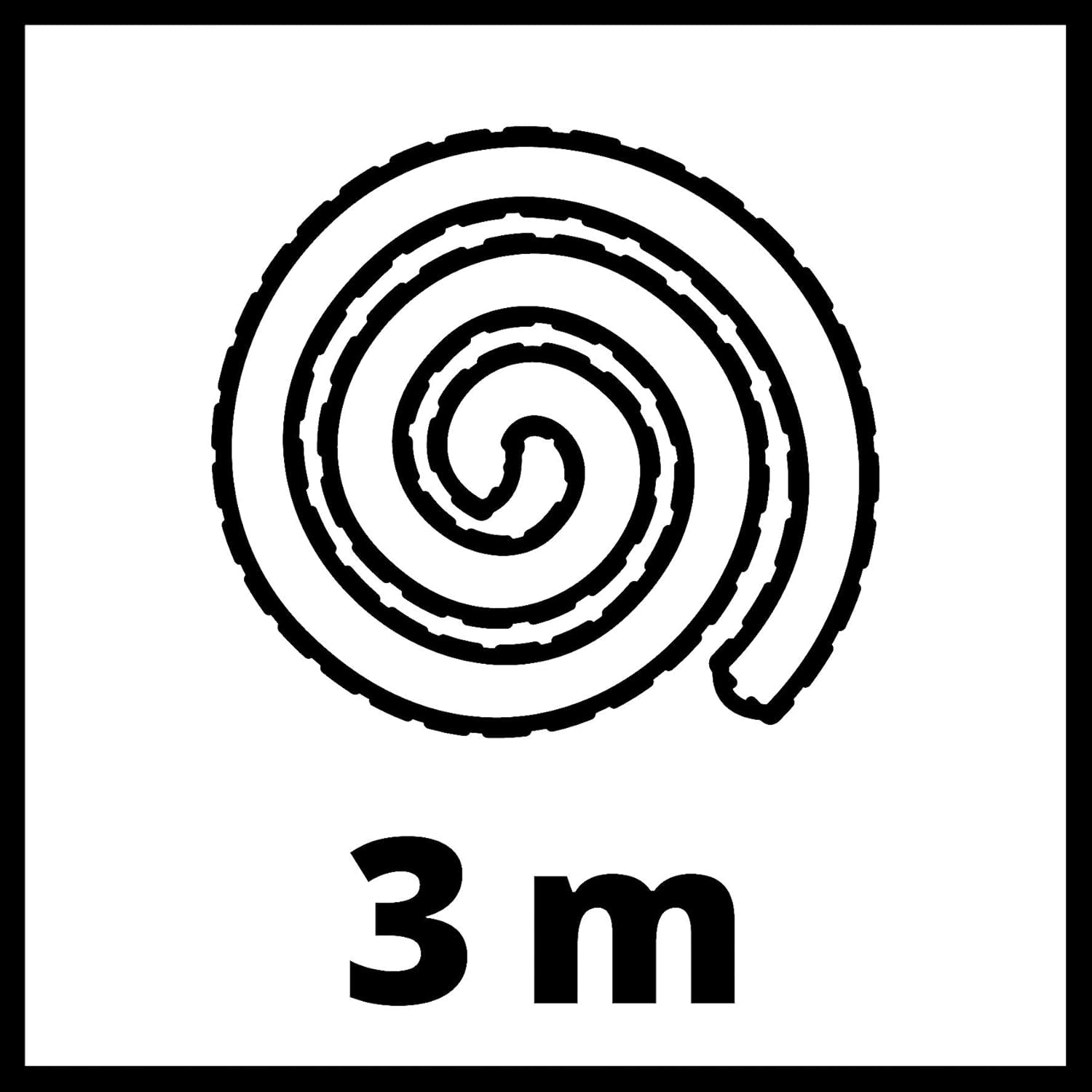 Tubo di aspirazione originale Einhell per aspirapolvere/aspiraliquidi (lunghezza 3 m, incluso adattatore di collegamento per tutti gli aspirapolvere/aspiraliquidi Einhell, in plastica dura)