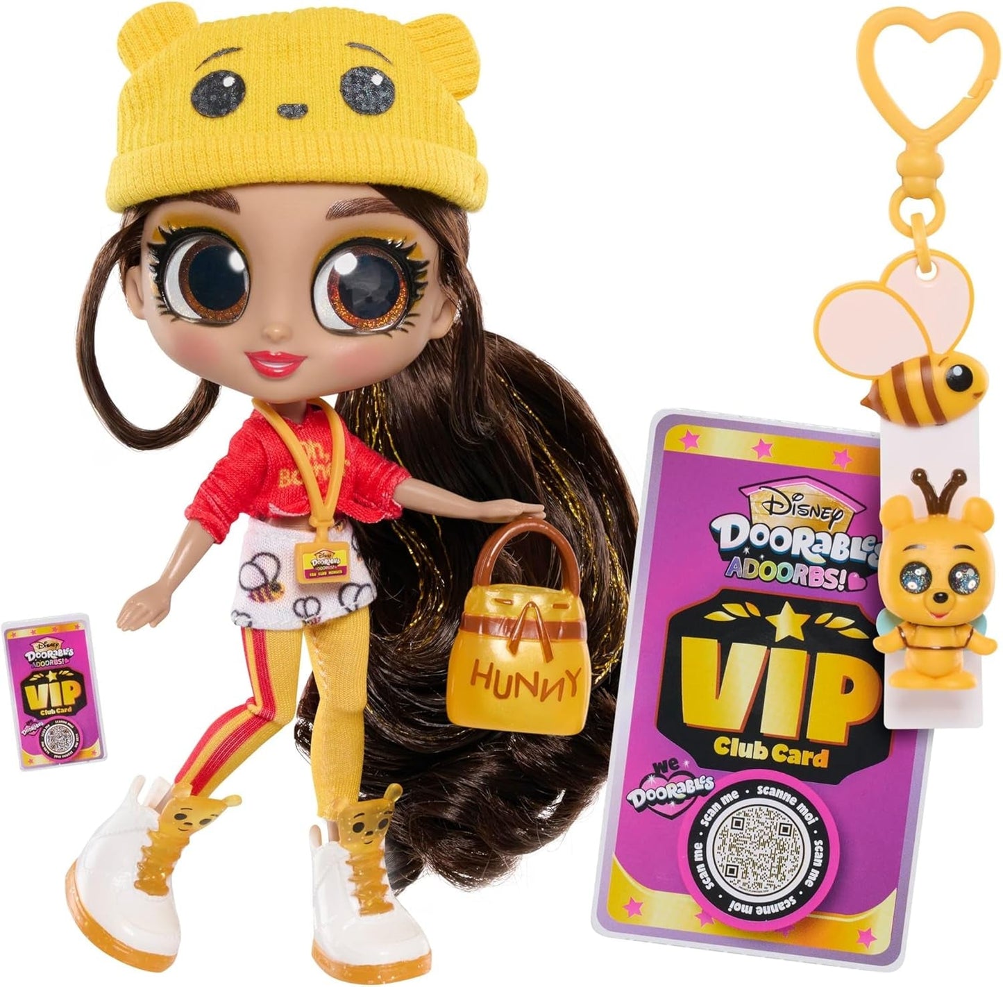 Disney Doorables Adoorbs Serie 1 Bambole da collezione con accessori, 14 cm, Bambola alla moda, Giocattolo da 5 anni in su, Basta giocare