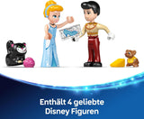 LEGO € Disney Princess Castello di Cenerentola e carrozza trainata da cavalli, set per ragazze dai 6 anni in su, fantastico giocattolo con mini bambole della principessa Cenerentola e del principe azzurro, idea regalo per i fan Disney 43275 Set da costruzione Beuche den LEGO-Store