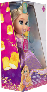 Disney Princess Rapunzel canta bambola 35 cm, canta "I See the Light", include accessori per divertirsi ancora di più, perfetta per bambine sopra i 3 anni, Purple Dolls Naty Shop
