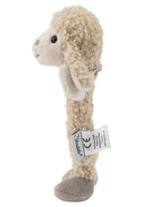 Flocke Sheep Sterntaler Catch Toy - giocattolo per l'attività motoria da sonagliare, toccare e giocare - peluche per neonati e bambini con sonaglio come amico fedele - giocattolo per bambini in morbido tessuto color sabbia Baby Toys Naty Shop