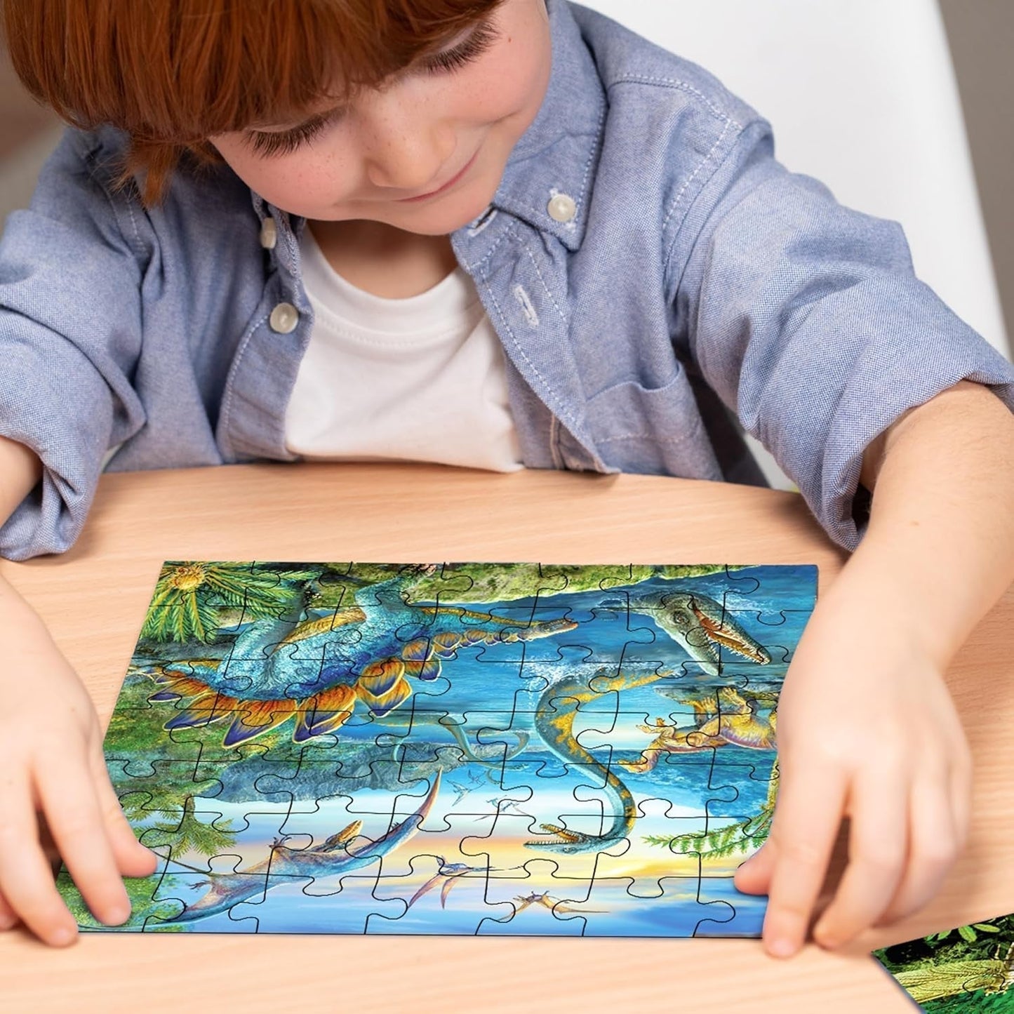 Ravensburger Puzzle per Bambini - 09317 Il Fascino dei Dinosauri - Puzzle 3X49 Pezzi per Bambini dai 5 Anni in su Puzzle Naty Shop