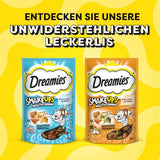 DREAMIES SHAKE UPS Snack multivitaminici per gatti Seafood Festival in bustine porzionate - 55g (6 bustine)