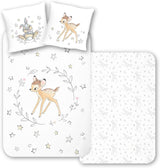 Biancheria da letto per bambini, vari personaggi animati, 100% cotone Biancheria da letto - bambini Naty Shop Bambi