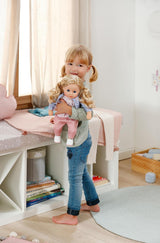 BABY nata Sophia Rose - bambola morbida da 36 cm - Bambola con capelli biondi di alta qualità e occhi assonnati - Adatta a bambini da 1 anno