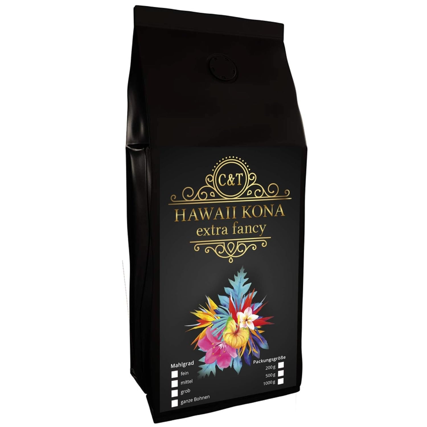 C&T Hawaii Kona Kaffee | 200g Gemahlen | Das braune Gold aus Hawaii: uno dei migliori caffè del mondo