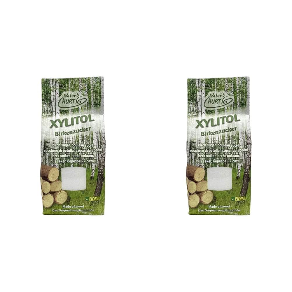 Zucchero di betulla, 425 grammi Naty Shop Dolcificanti 2 x 425 grammi