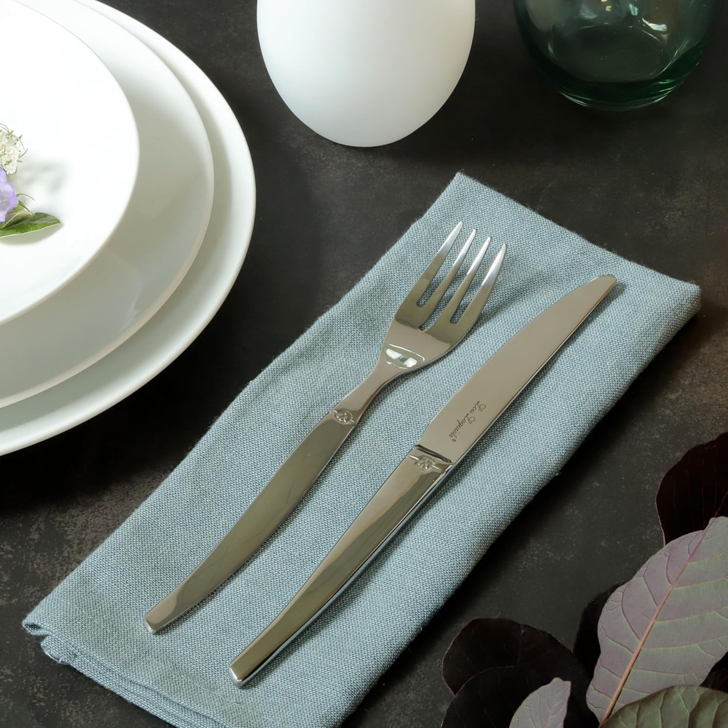 Set posate JET, posate tavola, 6 persone, 24 pezzi Kitchen Naty Shop