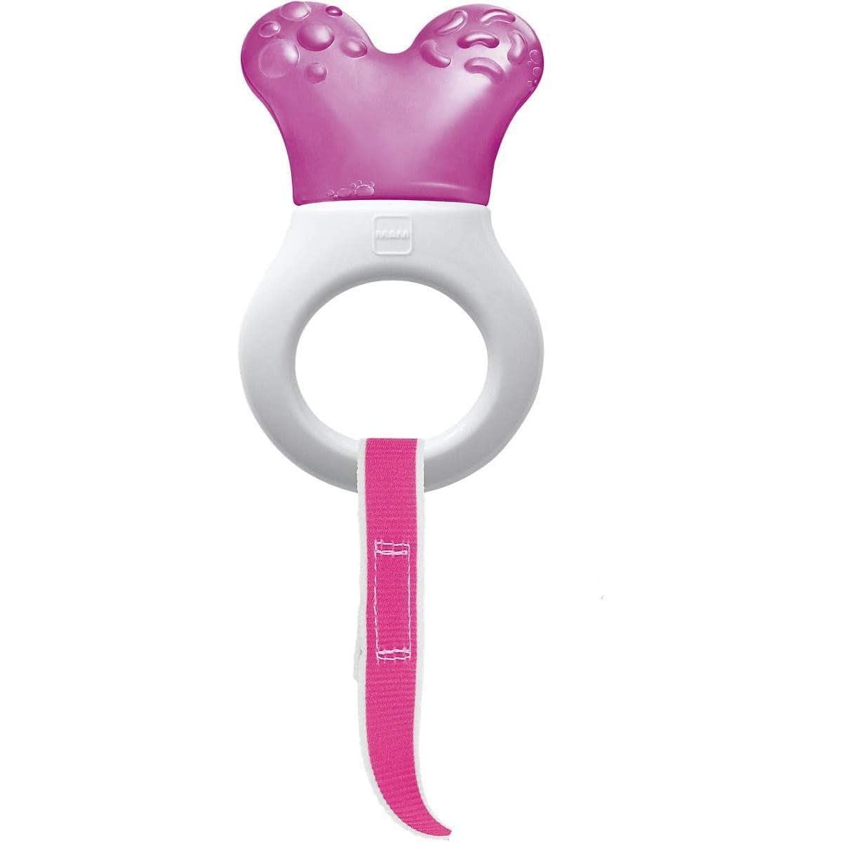 MAM Mini Cooler e clip, stuzzicadenti e clip, anello per dentizione, rosa