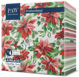 PAW - Tovaglioli Airlaid (40 X 40 Cm) I 50 Pezzi I Perfetto per Natale, Inverno, Vacanze I Decorazioni per la tavola della Vigilia di Natale I Tovaglioli Simil Tessuto Airlaid Rami Invernali I Rami Invernali
