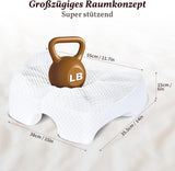 SAHEYER Cuscino per chi dorme sul fianco con bracciolo, Cuscino ortopedico ergonomico, Cuscino in memory foam per collo e spalle, Cuscino per collo con bracci multi-angolo per molte posizioni di sonno (Bianco) Cuscini ortopedici cervicali Naty Shop