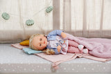 BABY nata Sophia Rose - bambola morbida da 36 cm - Bambola con capelli biondi di alta qualità e occhi assonnati - Adatta a bambini da 1 anno