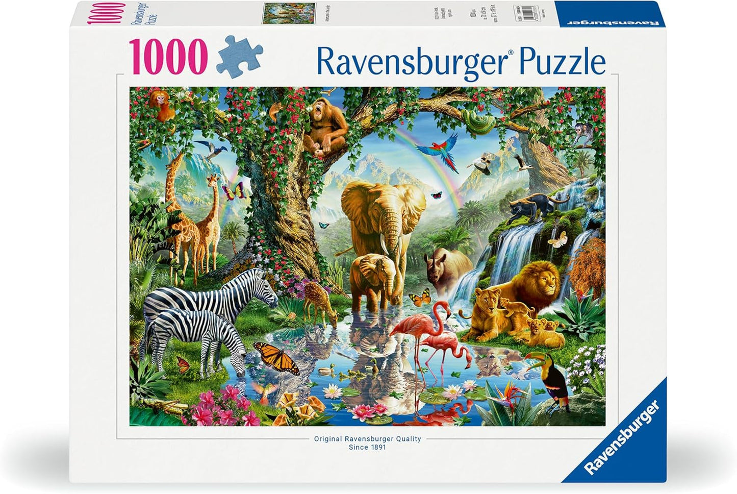 Ravensburger Puzzle 12000682 - Jungle Adventure - Puzzle da 1000 pezzi per adulti e bambini dai 14 anni, Puzzle Naty Shop