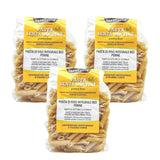 - Pasta di Riso Integrale Biologica Italiana Gluten Free, Formato Penne - pasta senza glutine, farina di riso integrale 100% biologica, ricca di fibre, vegana, confezione da 3 confezioni da 350 g
