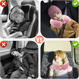 Litimkat Cuscino per Collo per Bambini Cuscino per Collo Portatile,Cuscino da Viaggio,Cuscino in Memory Foam a Forma di U da Viaggio Aereo Auto Treno Ufficio Casa Simpatico Animale Modello Fodera per Cuscino Staccabile (Rosa) Cuscini Ortopedici Cervicali Naty Shop