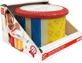 Tamburo di legno a doppia faccia Hape | giocattolo musicale per bambini piccoli Jucarii Bebe Naty Shop