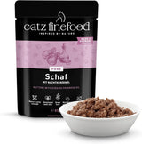 Alimento umido per gatti Catz Finefood Purrrr Sheep Monoprotein n. 113, per gatti con digestione sensibile, contenuto carne 70%, 16 buste da 85 g ciascuna