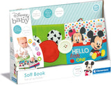 Clementoni 17721 Disney Baby - Libro in stoffa, versatile giocattolo da viaggio per bambini, libro illustrato crepitante e cigolante per neonati a partire da 0 mesi Giocattoli per bambini Naty Shop
