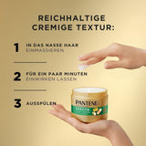Pantene Pro-V Smooth & Silky Keratin Protect Hair Mask 500ml per capelli ricci e secchi, Fino a 72 ore di capelli lisci e lucenti in una singola applicazione, Con formula Pro-V e maschera per capelli Active Nutri-Plex Naty Shop