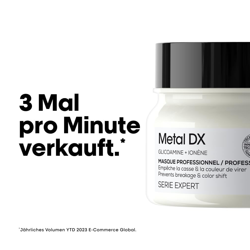 L'Oréal Professionnel Per capelli colorati, Colori radiosi e lucentezza, Gamma Expert, Metal DX Hair Mask Naty Shop