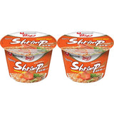 Noodles istantanei Nong Shim con gamberetti, ciotola grande - Zuppa di ramen coreana - Preparazione rapida - 115 g (1 confezione)