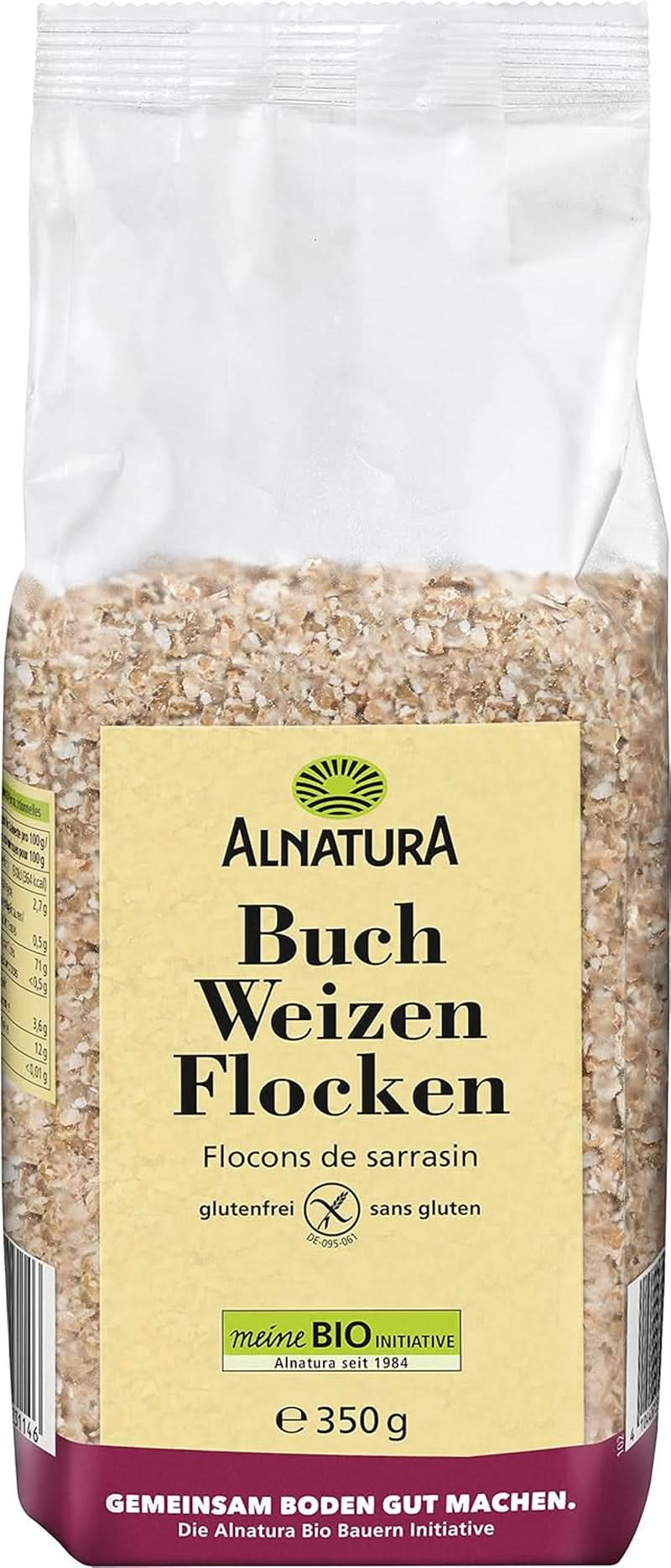Fiocchi di grano saraceno bio, 350 grammi Cereale Naty Shop