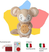 Peluche - Tutti a Nanna con Oscar! - Storie e fiabe sonore per bambini dai 10 mesi - Da ascoltare con le storie, versione italiana Jucarii Bebe Naty Shop