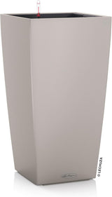 LECHUZA CUBICO Colore 30 grigio ardesia 13138, 29,5x29,5x56,5 cm
