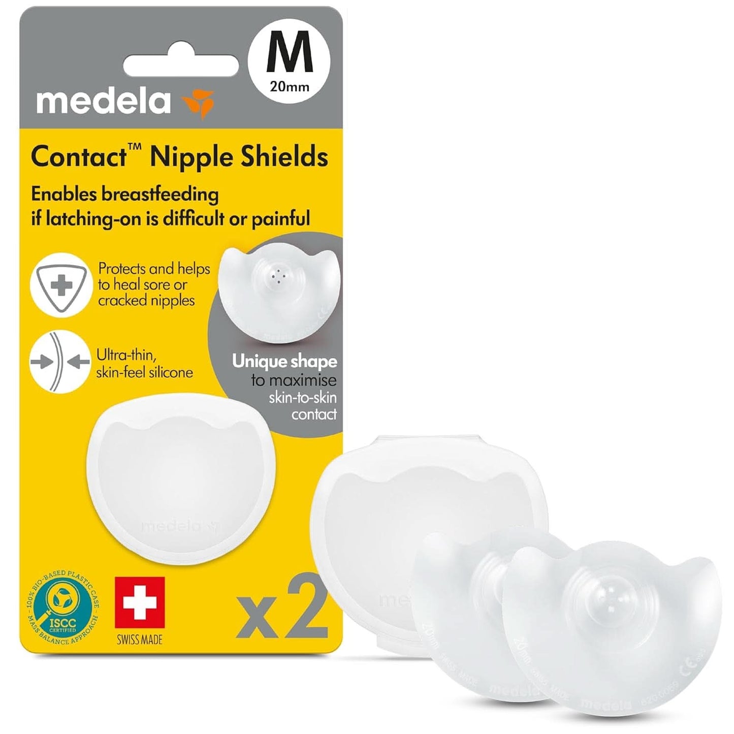Medela 200.1594 Brusthütchen, Mehrfarbig Accessori per alimentazione e allattamento Baby Naty Shop