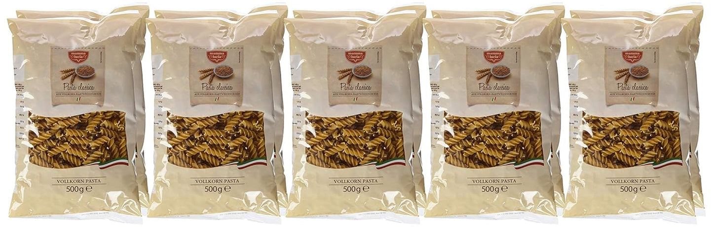 Spirali di pasta integrale, conf. da 10 (10 x 500 g)