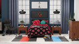 Franco Naruto Anime Akatsuki Modello Morbida Biancheria da Letto in Microfibra Piumino Queen, (Prodotto Ufficiale Naruto) Piumini e Trapunte Naty Shop