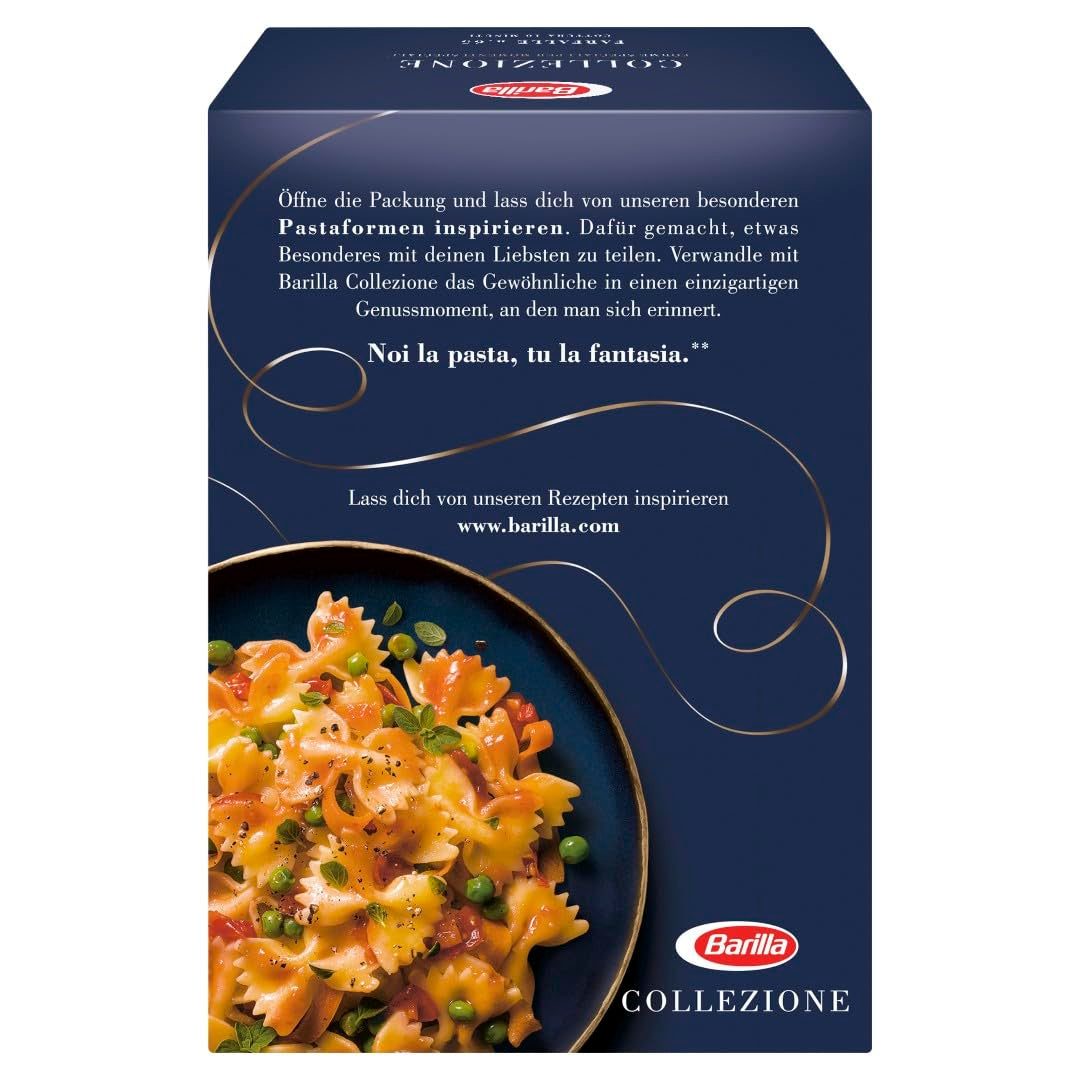 Barilla Collezione Farfalle Pasta di semola di grano duro di alta qualità, sempre al dente, (1 x 500g)