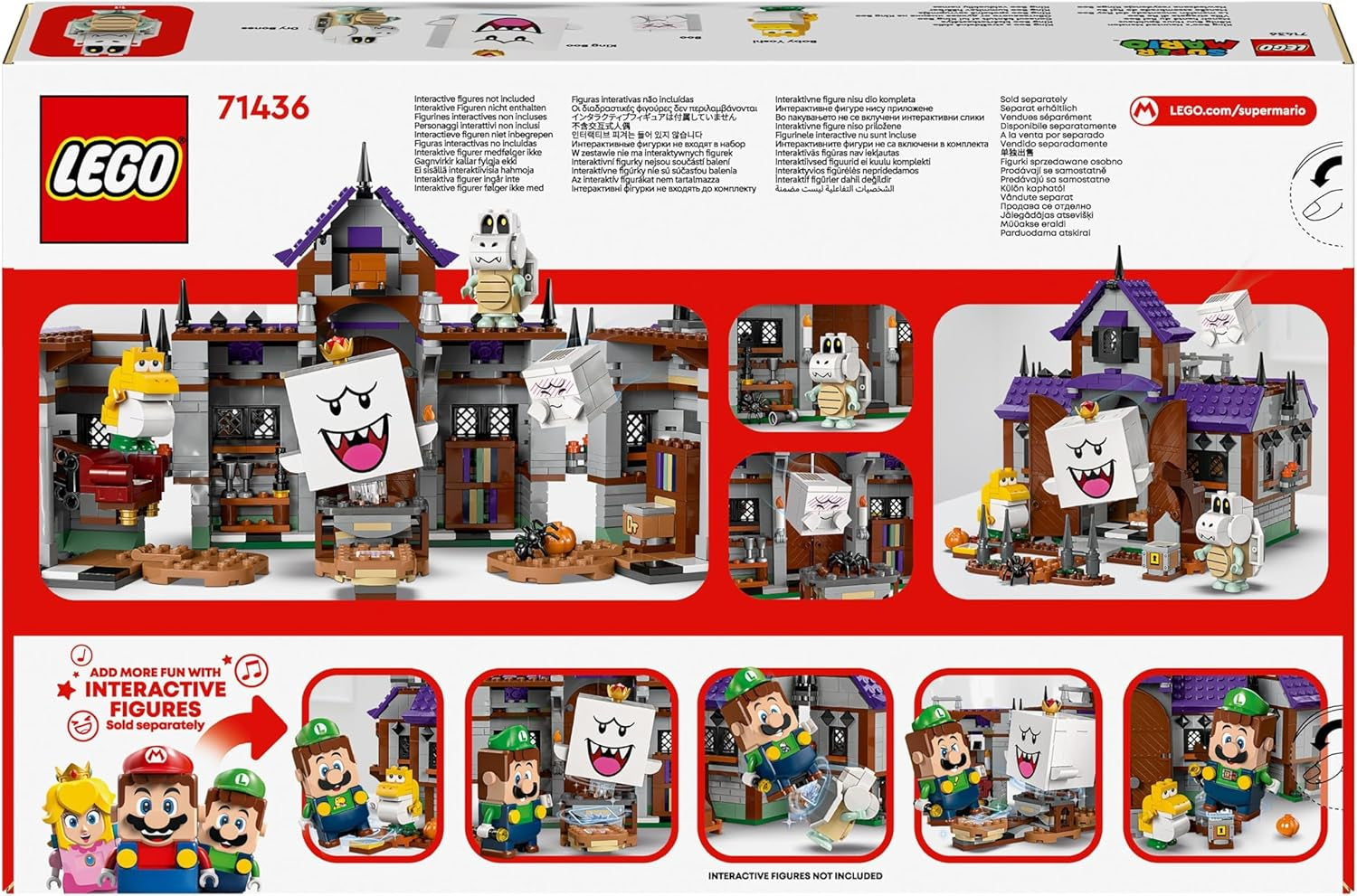 LEGO Super Mario King Buu Huu's Haunted House Kids Casa stregata Nintendo Set da collezione con Baby Yoshi Regalo per ragazzi, ragazze e giocatori di età 8+ 71436 Set da costruzione Besuche den LEGO-Store