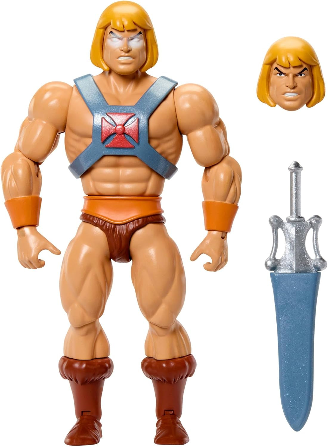 Action Figure Faker di Masters of the Universe Origins della collezione cartoon, alta circa 14 cm, duplicato di He-Man della serie TV anni '80, design dettagliato e 16 punti di movimento, Action figures JBM82 Naty Shop Titolo predefinito