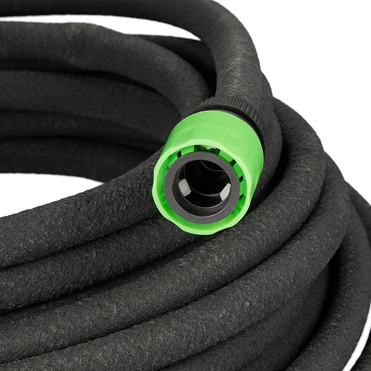 Relaxdays Tubo Gocciolante, Tubo per Irrigazione, Tubo per Irrigazione da 30 m, Irrigazione di Strati Alti e Siepi, Tubo per Irrigazione, Nero