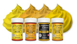Sugarflair Pasta colorante alimentare giallo set da 4 pasta colorante alimentare fondente marzapane pasta di zucchero crema al burro e altro ancora: narciso giallo canarino crema uovo melone set da 4