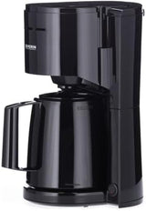 SEVERIN Caffettiera con filtro con caraffa termica, Caffettiera fino a 8 tazze, Attraente macchina con filtro con caraffa termica, Nero, 1 litro, KA 9306