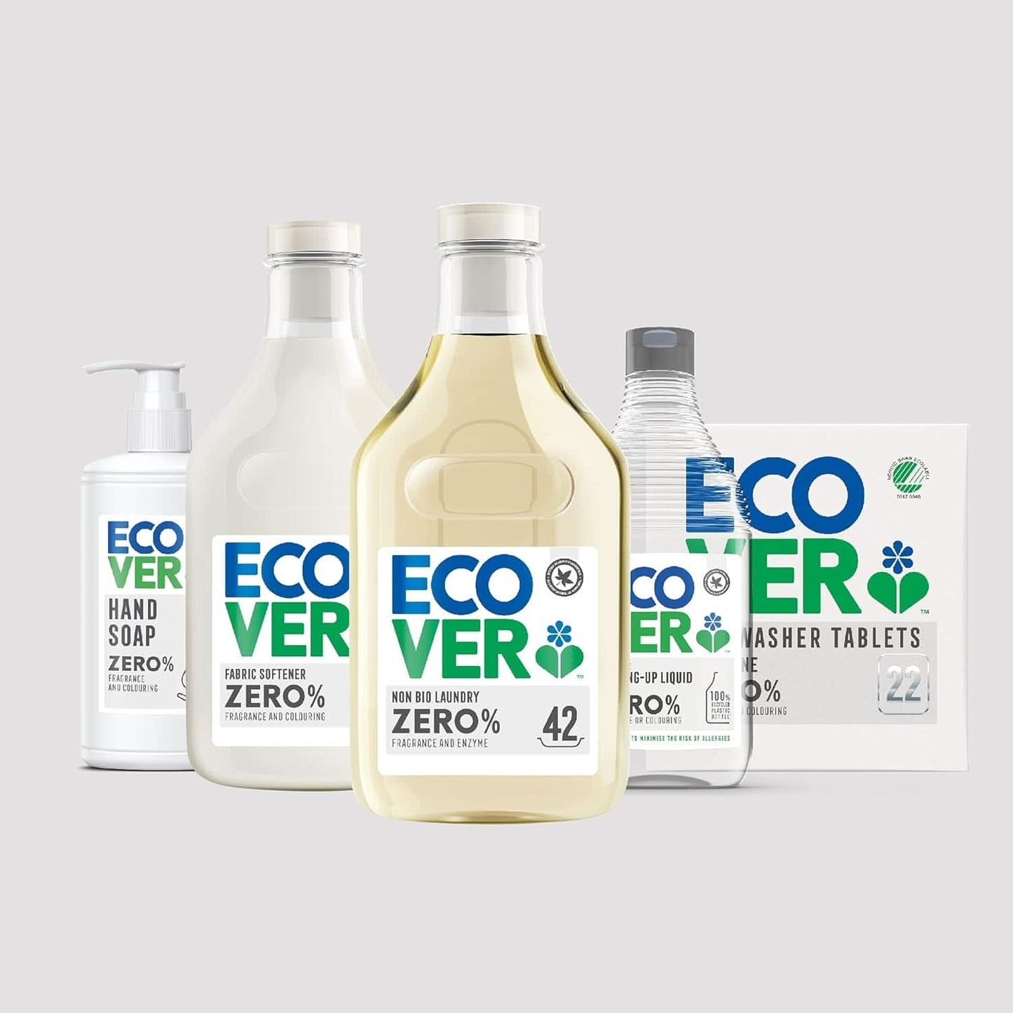 Ecover ZERO All-In-One, capsule lavastoviglie (25 Cpr/500 grammi) Detersivi Cucina Naty Shop
