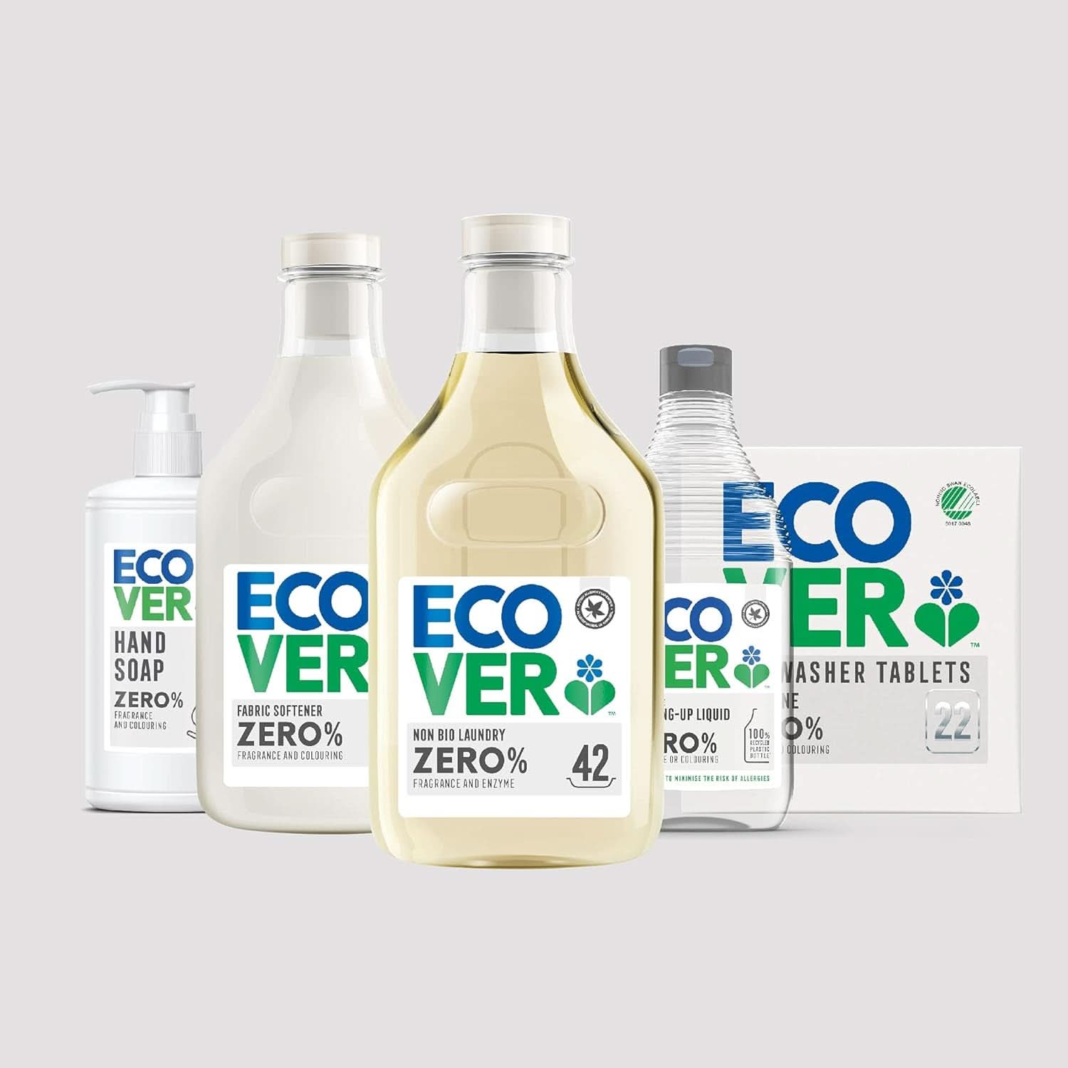 Ecover ZERO All-In-One, capsule lavastoviglie (25 Cpr/500 grammi) Detersivi Cucina Naty Shop