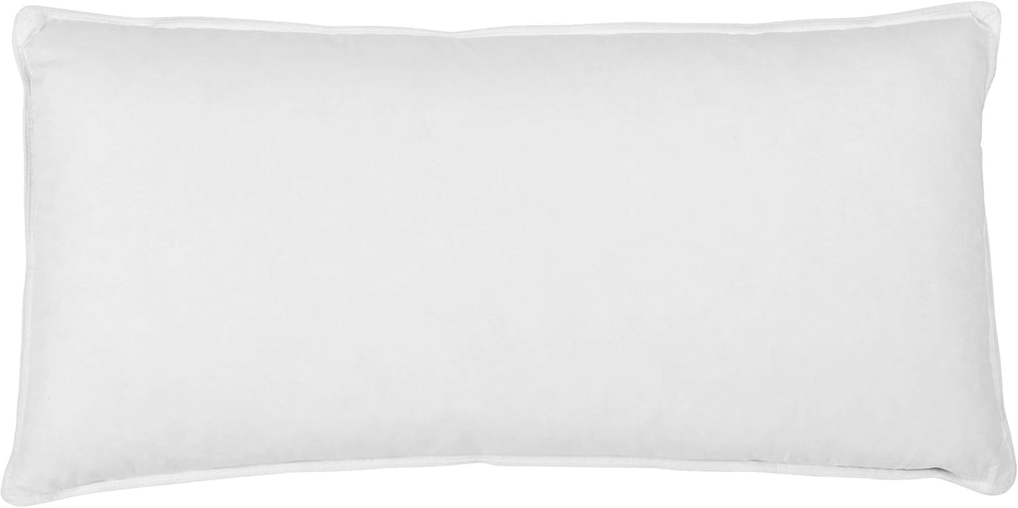 Cuscino in piuma Traumnacht comfort con imbottitura in piuma di alta qualità e rivestimento antipelucchi in 100% cotone, certificato Oeko-Tex, 80 X 80 cm, prodotto secondo lo standard di qualità tedesco Cuscini standard Naty Shop Cuscino in piuma-40 X 80 1 pezzo (1 confezione)