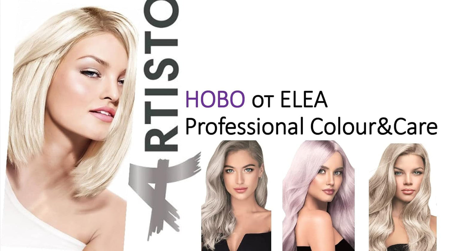 Color & Care tinta permanente per capelli 120 ml, risultato professionale, copre i capelli grigi, arricchita con complessi oli per la cura - Tinta per capelli a lunga durata (10.1 Biondo cenere super chiaro) Tinture per capelli Naty Shop