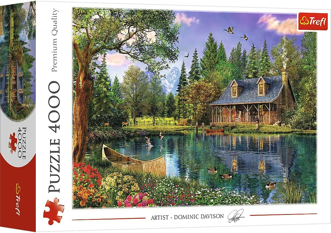 Trefl, 45005 Puzzle, Idillio pomeridiano, 4000 pezzi, Qualità Premium, Per bambini dai 14 anni Puzzle Naty Shop Classic