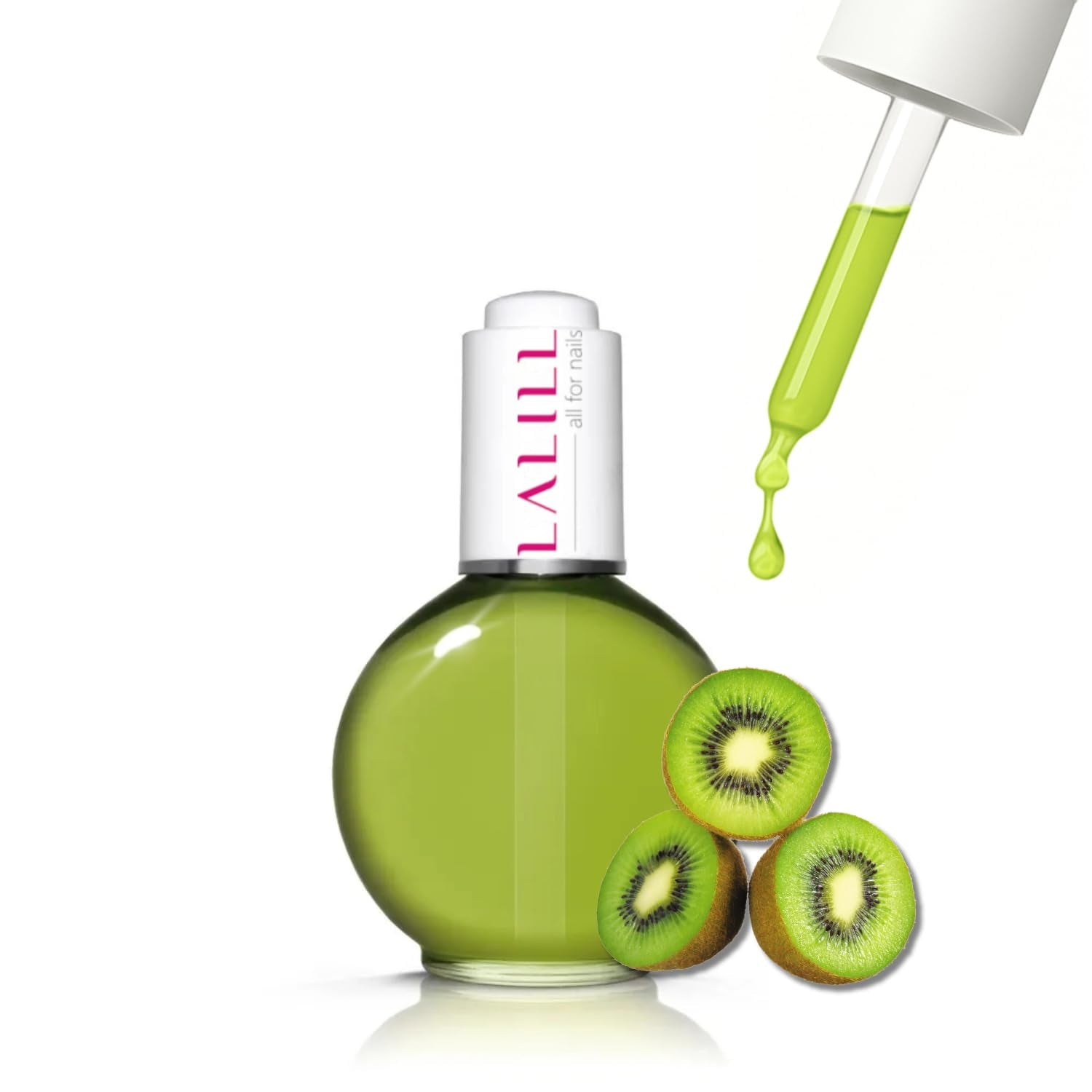 LALILL Olio per cuticole per unghie 75Ml - Himbeere Nagelpflegeöl - Nagelöl Pflege Für Nägel Nagelhaut - SPA Maniküre Naildesign Hände - Vegan - Con pipetta