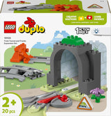 Tunnel e binari ferroviari LEGO DUPLO Town - Set di espansione, regalo per i più piccoli, incoraggia la destrezza, set da gioco per gli appassionati di veicoli di 2 anni, giocattolo didattico creativo 10425 Set di costruzione Besuche den LEGO-Store