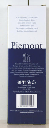 Villeroy And Boch Set posate per bambini Teddy 4 pezzi, acciaio inox 18/10 Cucina Naty Shop