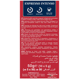 Caffe Borbone Espresso Forza 9/10 Compatibili Nespresso 10 Capsule Caffè
