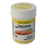 Gel colorante alimentare per glassa Bakeryteam, giallo chiaro, 35 g