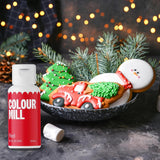 Set coloranti alimentari liquidi Color Mill - 5 x 20 ml a base di olio (nero, rosa shocking, viola, rosso e blu) - Resistente ai raggi UV - Perfetto per cuocere al forno e come guarnizione per torte, muffin e decorazioni per torte